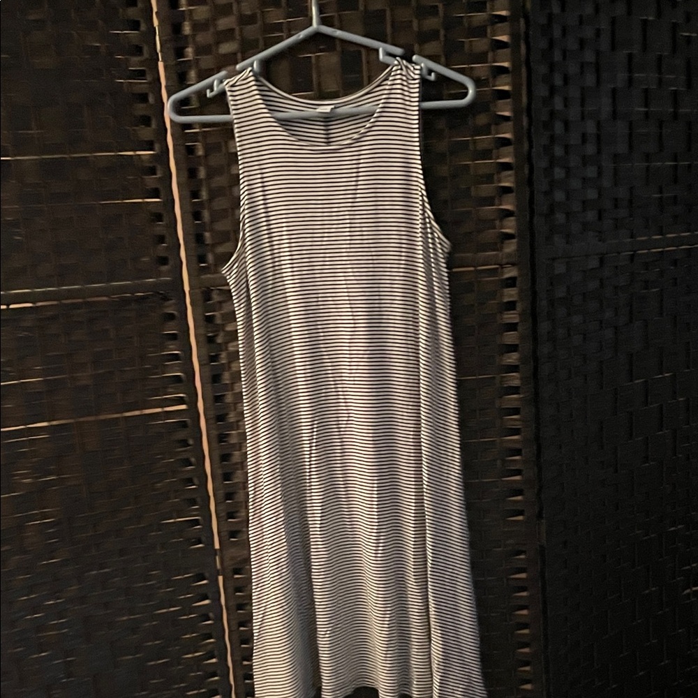 Old Navy  and White Striped Dress